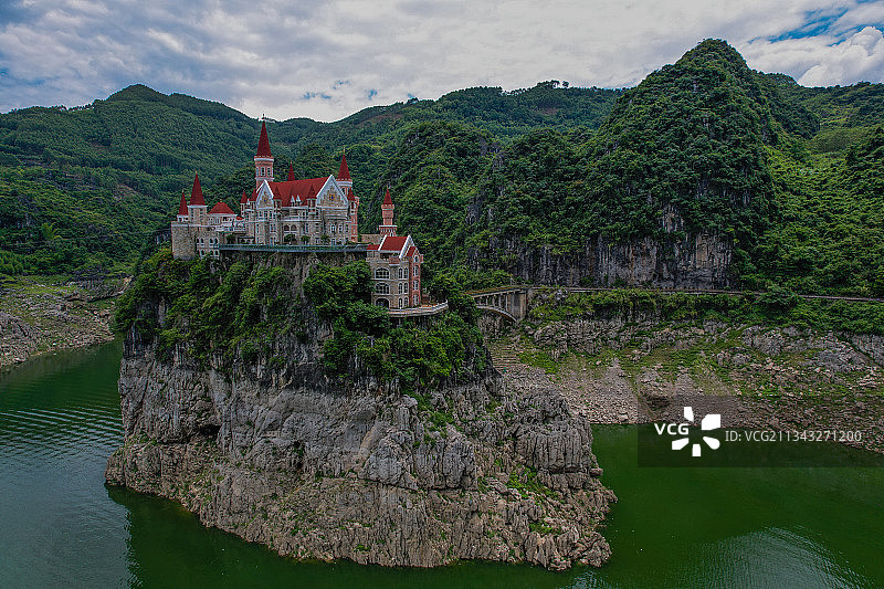 航拍吉隆堡图片素材