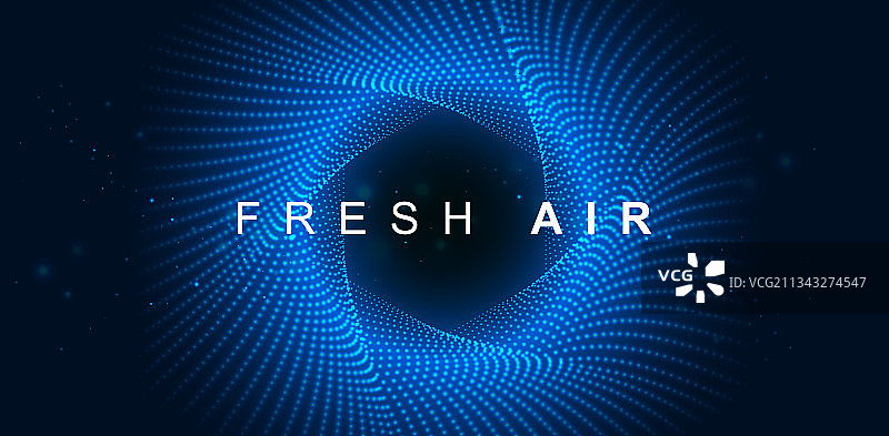 由微小发光粒子组成的旋转背景图片素材