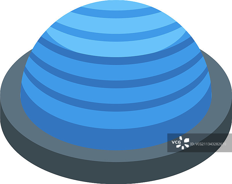 2.5D健身球图标图片素材