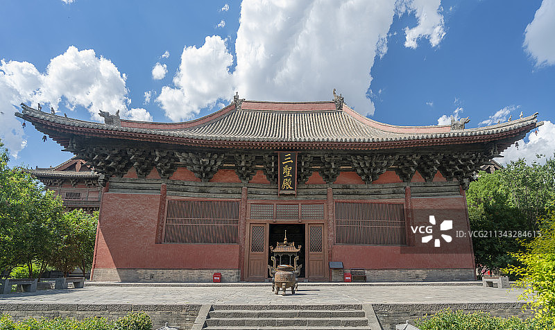 大同善化寺三圣殿图片素材