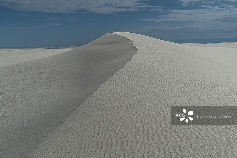新墨西哥州白沙国家公园沙丘风光图片素材