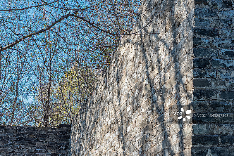 北京明城墙遗址图片素材