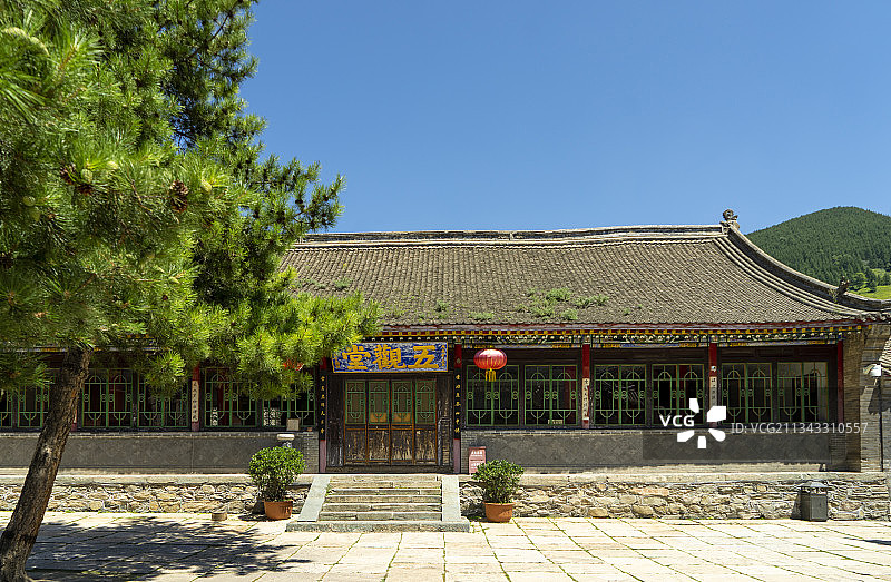 中国山西省忻州市五台县五台山景区图片素材