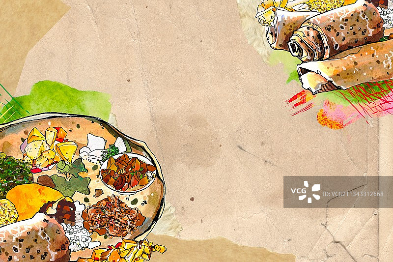 非洲美食 埃塞俄比亚 英吉拉 手抓图片素材