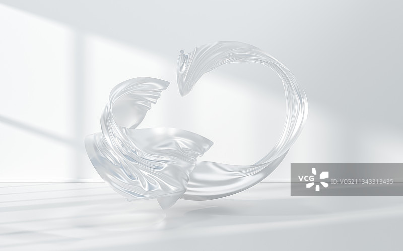 创意布料背景 3D渲染图片素材