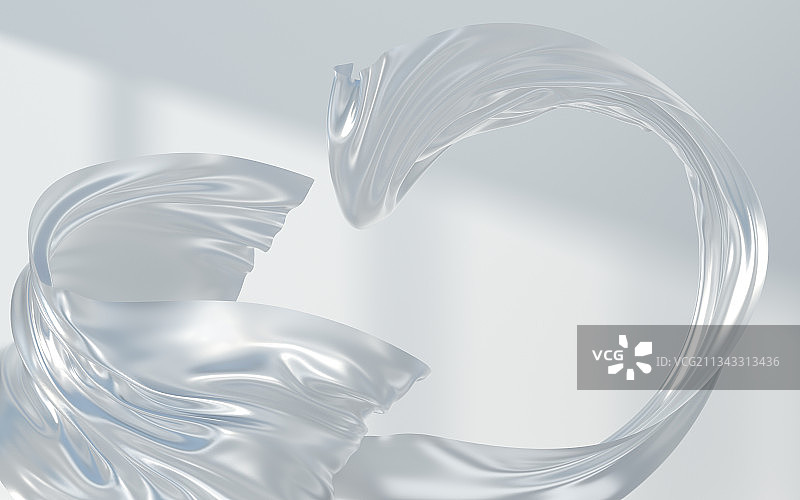 创意布料背景 3D渲染图片素材