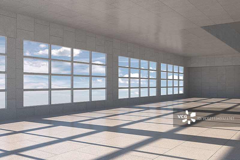 3D现代简洁空间背景图片素材