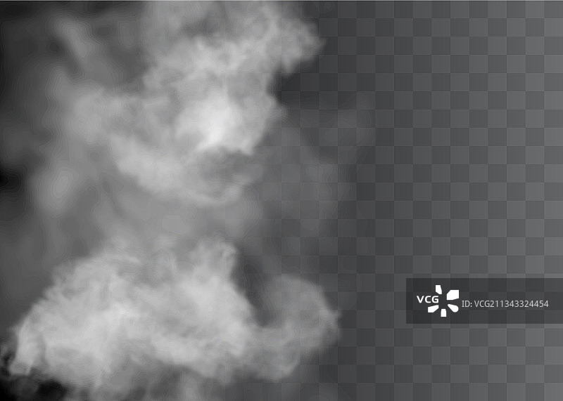 雾或烟雾的透明特效素材图片素材