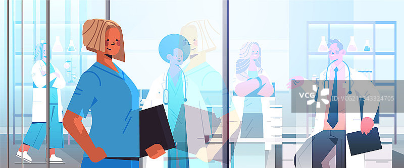 医疗场所中的女医生图片素材