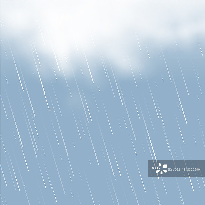 逼真降雨云彩背景图片素材