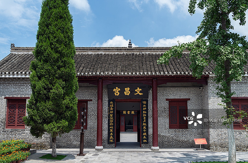 安徽省淮北市濉溪县临涣镇，文昌宫，淮海战役总前委旧址图片素材