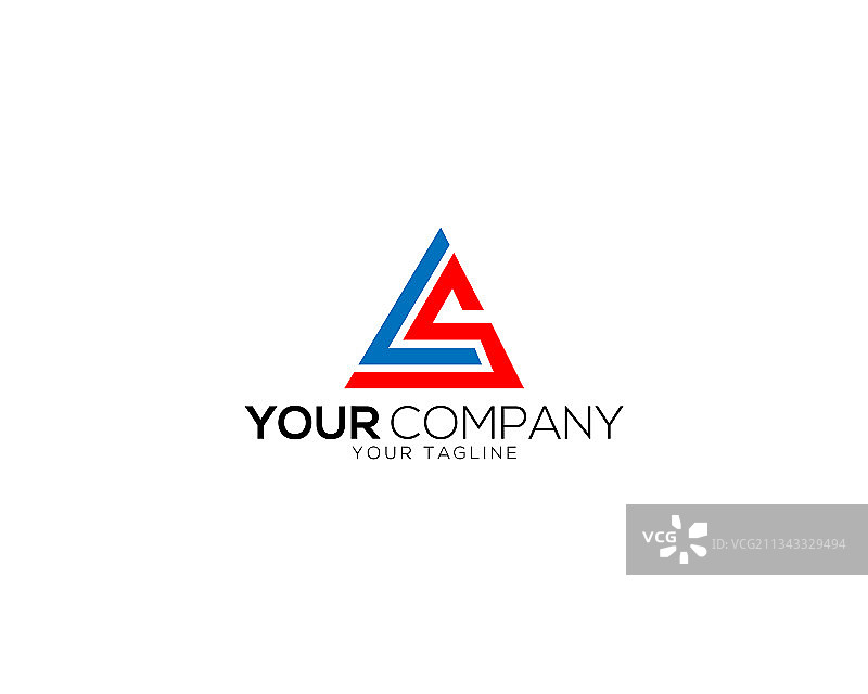 LS首字母Logo创意图形设计图片素材