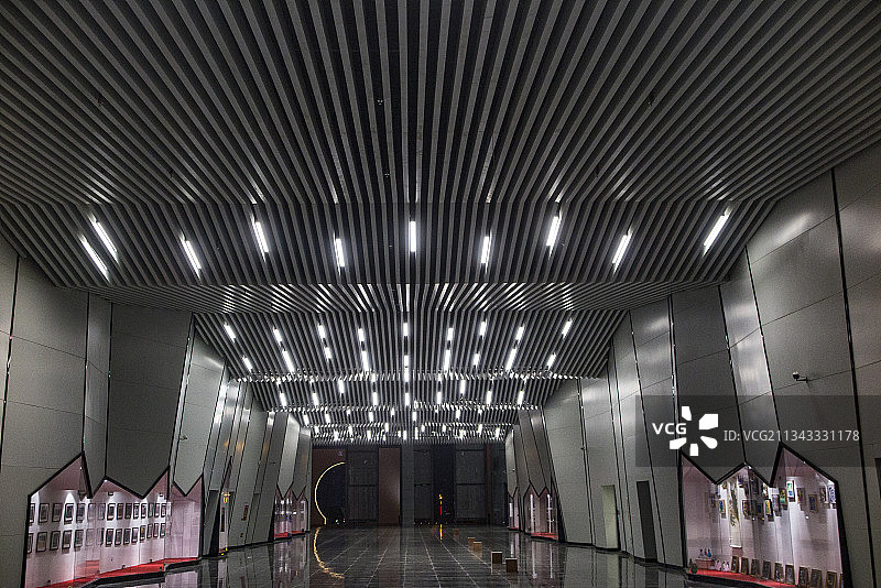 中国贵州贵阳市贵州省图书馆内景图片素材