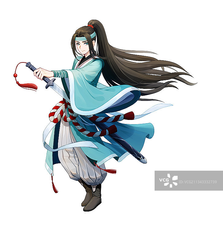 游戏立绘武侠古装人像图片素材