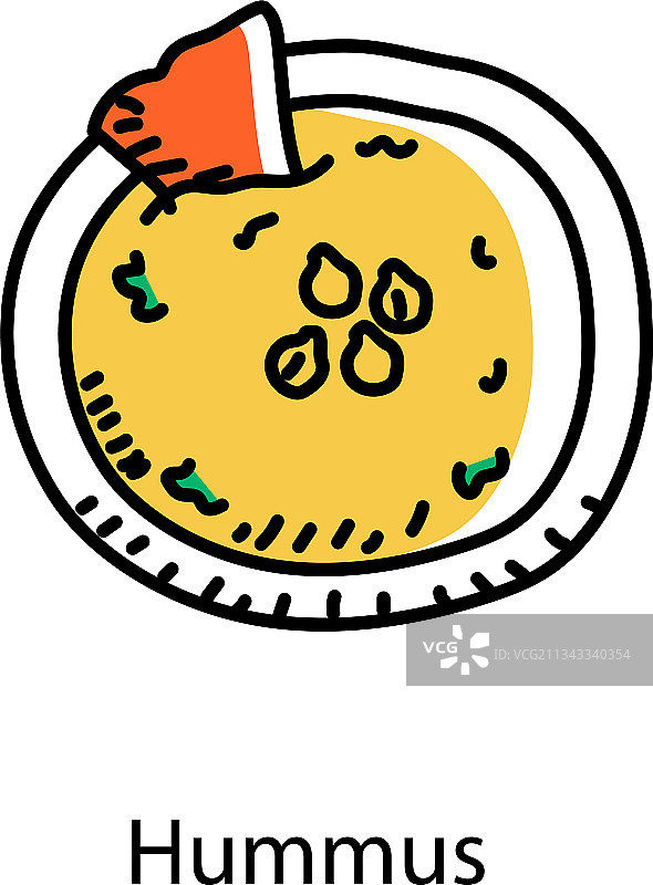 鹰嘴豆泥图片素材
