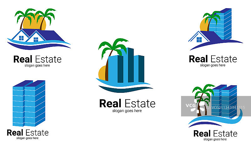 房地产公司标志图片素材
