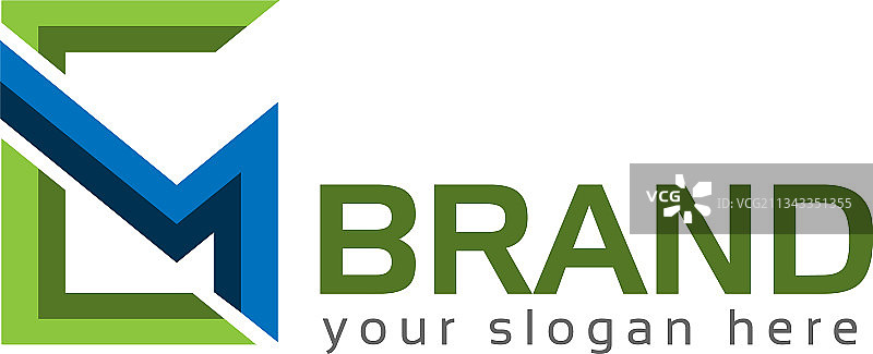 字母CM标志设计元素图片素材