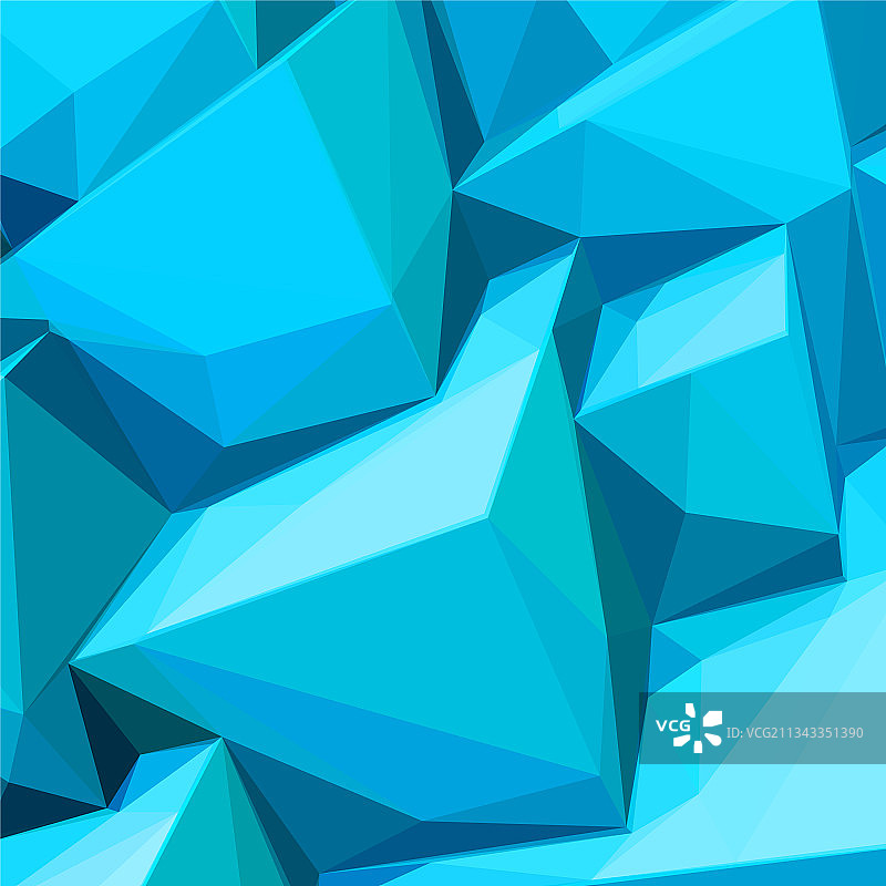 抽象蓝色冰块海报图片素材