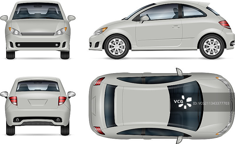 迷你汽车模型隔离车辆模板图片素材