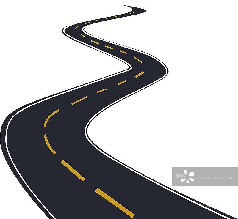 蜿蜒道路公路模板图片素材