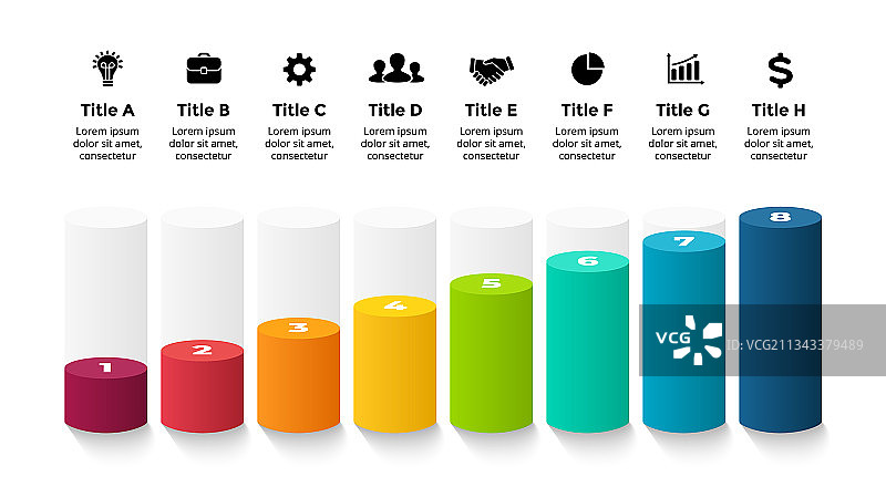 3D透视信息图演示图片素材