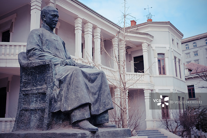 天津梁启超故居饮冰室图片素材