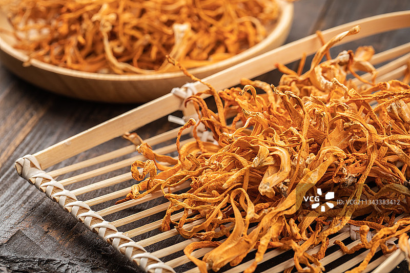 健康食材虫草花图片素材