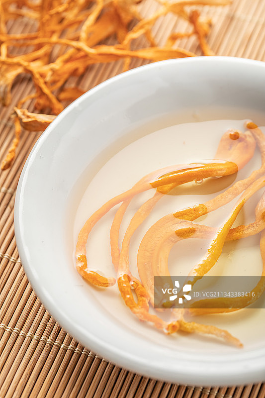 健康食材虫草花图片素材