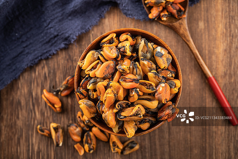 健康食材海产品淡菜干图片素材