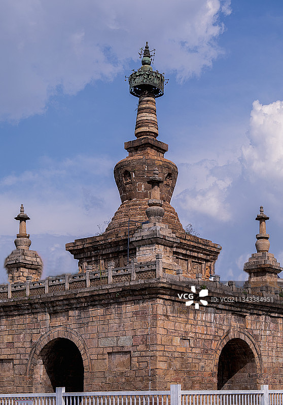 云南官渡古镇三圣塔图片素材