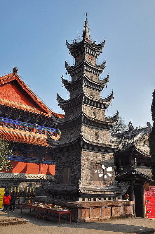 四川遂宁广德寺图片素材