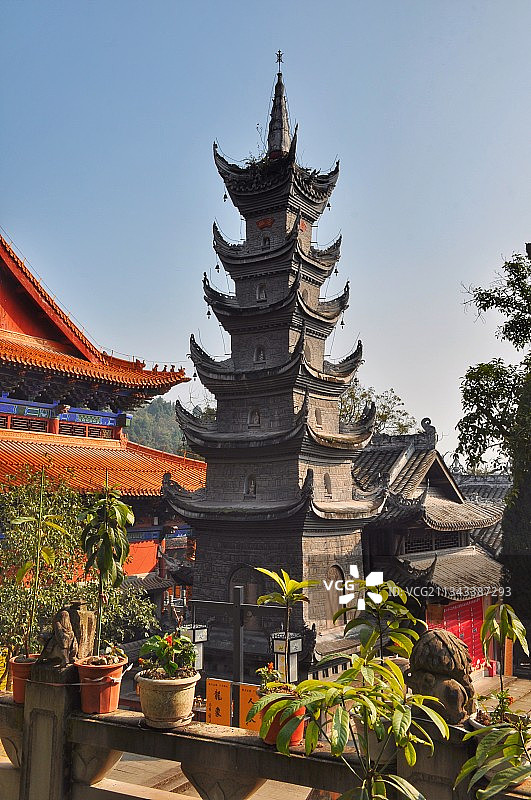 四川遂宁广德寺图片素材