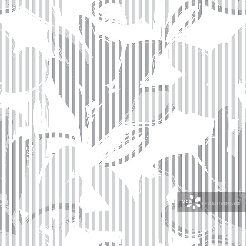 黑白植物花卉无缝图案图片素材