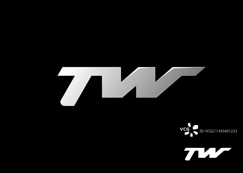 TW首字母组合logo模板图片素材