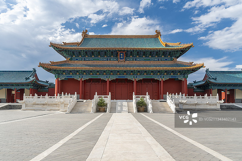 大同代王府裕门背面图片素材