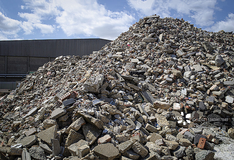 拆迁废墟图片素材