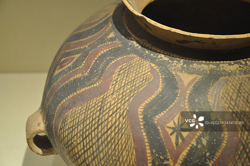 甘肃省博物馆马家窑彩陶图片素材