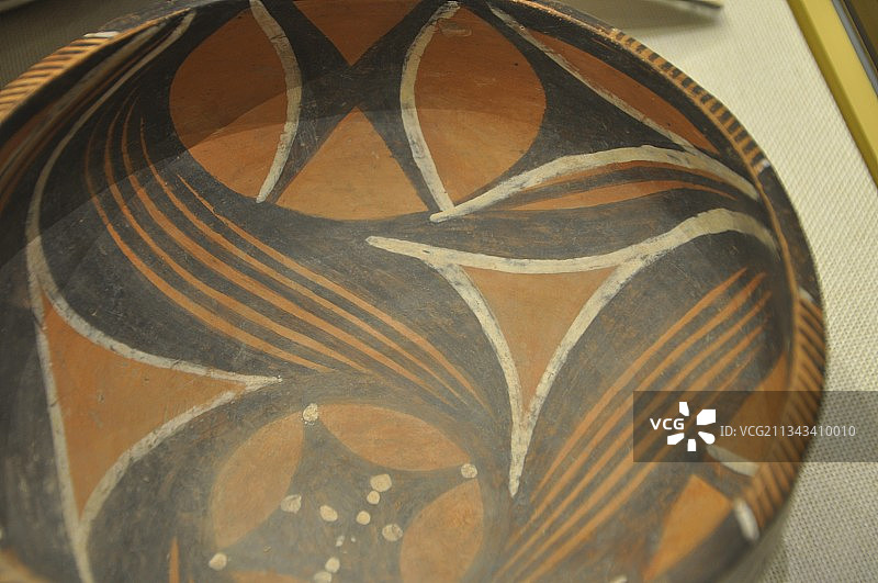 甘肃省博物馆马家窑彩陶图片素材