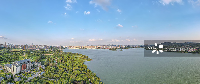 蠡湖日落图片素材