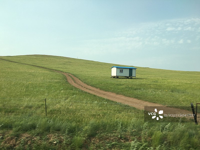 草原之路图片素材