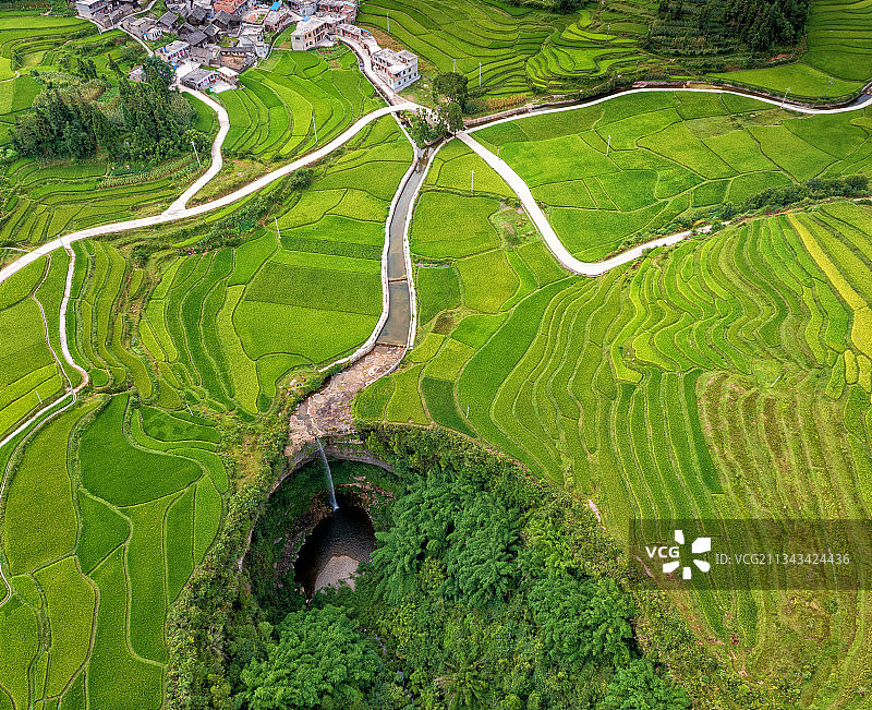 贵州贵定县的腊利寨图片素材