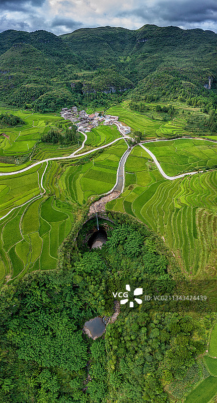 贵州贵定县的腊利寨图片素材