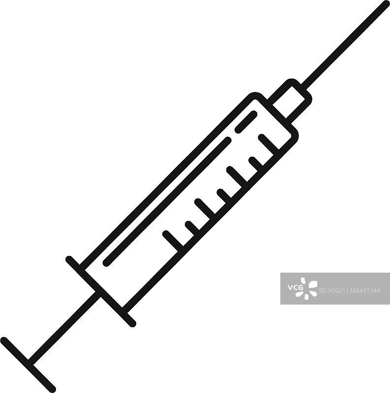 肉毒杆菌注射轮廓图图片素材