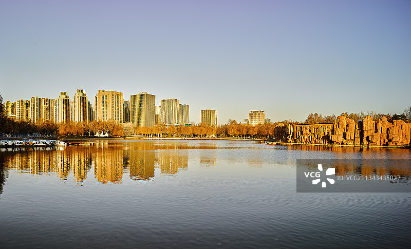 中国河北省石家庄市世纪公园图片素材