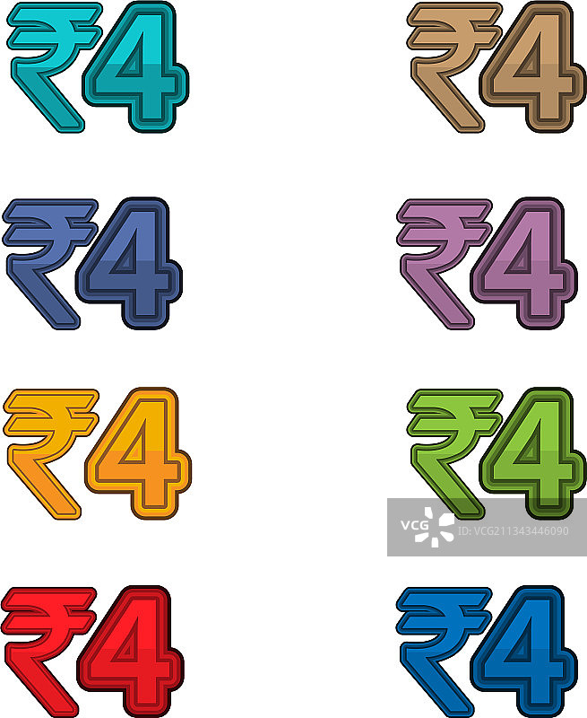 4卢比价格图片素材