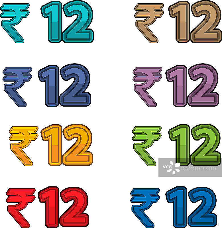 价格12卢比图片素材