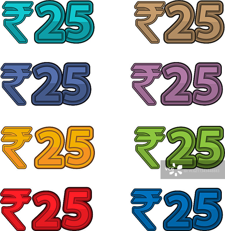 价格25卢比图片素材