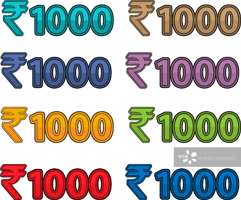 价格1000卢比图片素材
