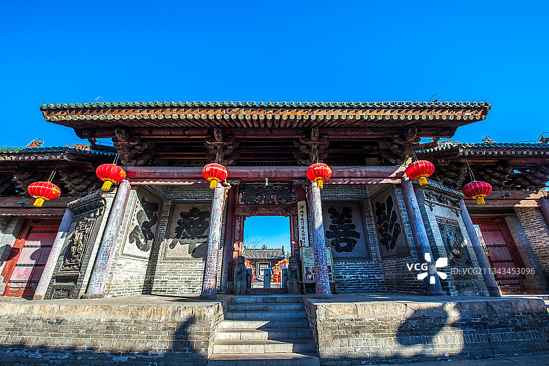 韩城市城隍庙风光图片素材