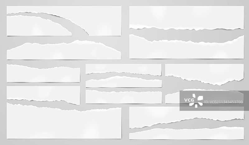 撕裂的纸张图片素材